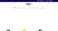 Desktop Screenshot of abc123dental.com